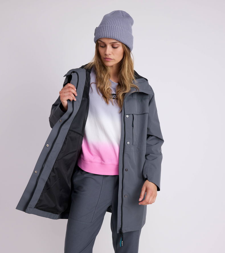 Coat Explore 2L unisex - 205 metal-grey - 44/XXS