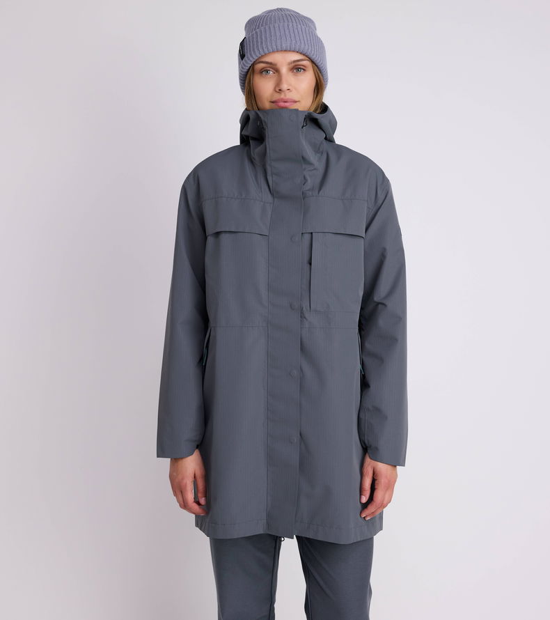 Coat Explore 2L unisex - 205 metal-grey - 44/XXS