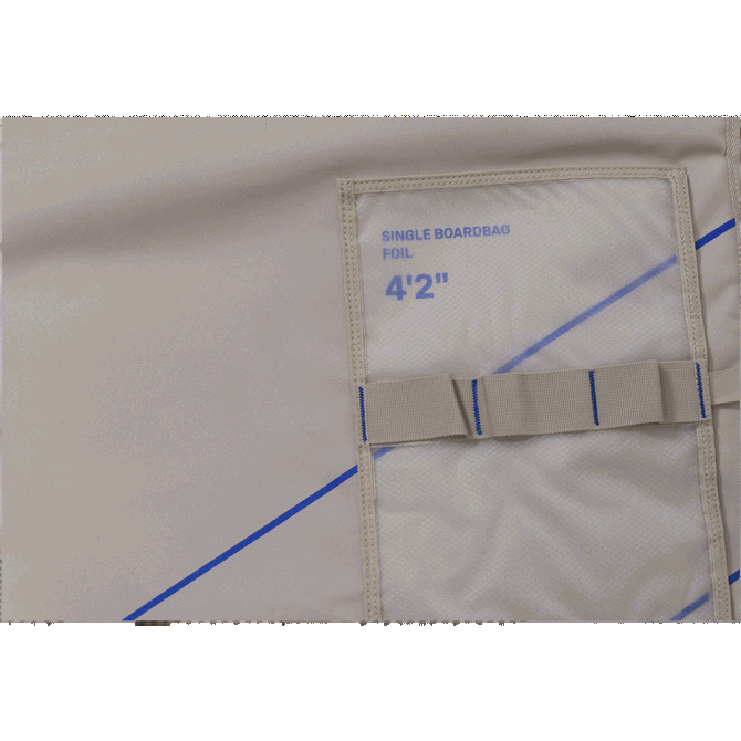 Boardbag Single Foil - 104 ivory - 4'2"