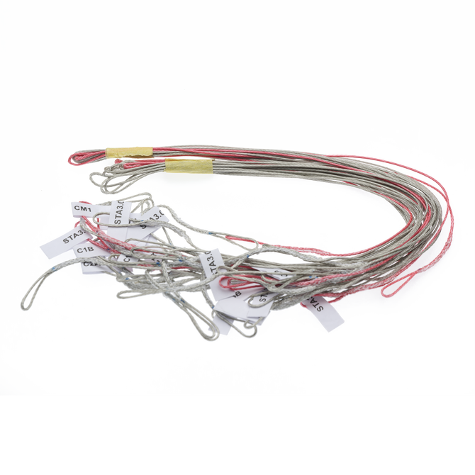 Line Set Back Parawing - C87:red/grey - 2.0