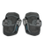Duotone Entity Ergo Pads Kiteboard-Fußpads im 2er-Set in dunkelgrau mit cyan-Akzent