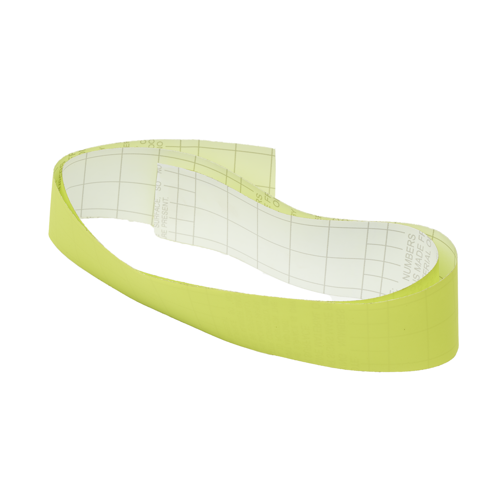 Single Sided Insignia Tape wide (SS11-onw) - C74:lime-yellow