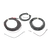 Duotone Kiteboarding Adjustable Front Lines Trust Bar Kite-Frontleinen in dunkel anthrazitgrau und rot