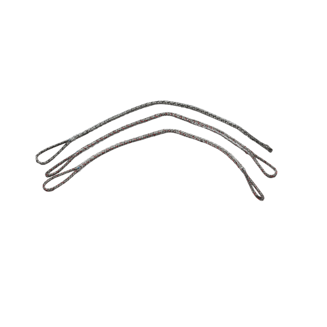 Duotone Flying Line Adjustment Set Ersatzleinen in grau mit bunten Flecken
