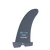 Duotone F Wave Single windsurf fin 26 cm in slate grey with cyan accent