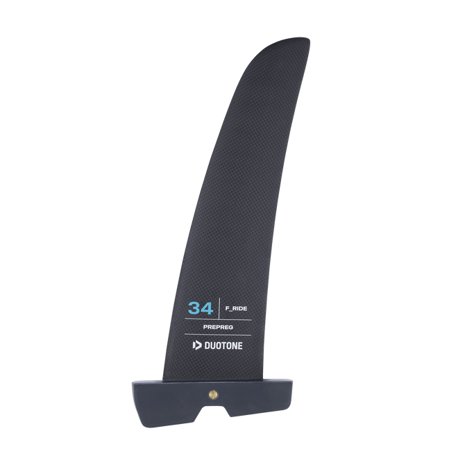 Duotone F Ride PrePreg windsurf fin 34 cm in charcoal black