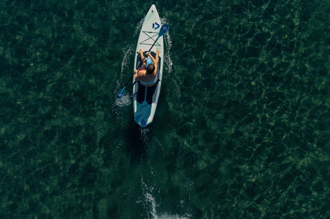 Duotone Kayak Seat siège kayak gonflable lors du pagayage en mer