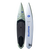 Duotone Raven composite SUP touring board 12'6" in sage green and white, deck and hull view
