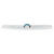Duotone Big Air Handle pour kiteboard twin-tip en noir et cyan, vue de dessus
