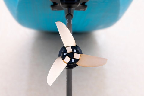 Duotone ePropeller 3 pale SLS ricambio con supporto in champagne e antracite per Foil Assist
