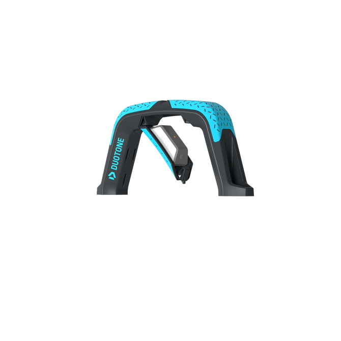 Duotone Big Air Handle pour twin-tip en cyan et anthracite avec logement WOO
