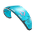 Duotone Evo D/LAB LEI kite 10m in cyan and charcoal