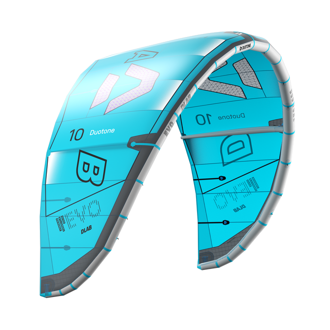Duotone Evo D/LAB LEI kite 10m in cyan