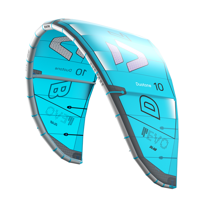 Duotone Evo D/LAB LEI kite 10m in cyan