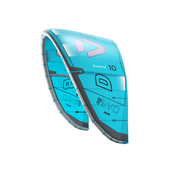 Duotone Evo D/LAB LEI kite 10m in cyan