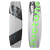 Duotone TS Big Air SLS twin-tip kiteboard in light grey, black and lime green — deck and base view