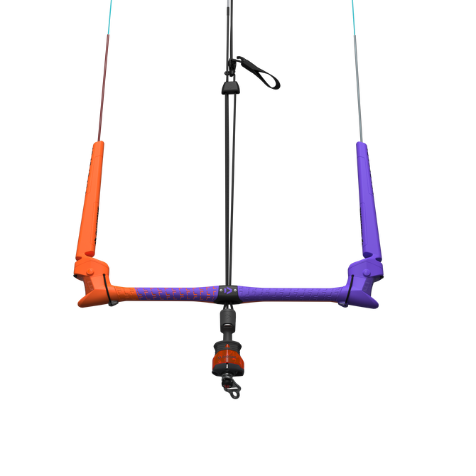Duotone Trust Bar quad control bar in purple and orange