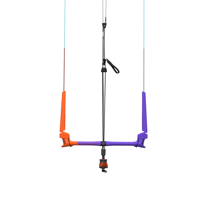 Duotone Trust Bar quad control bar in purple and orange