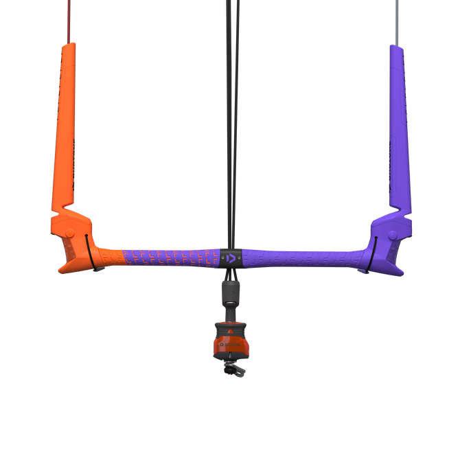 Duotone Trust Bar quad control bar in purple and orange