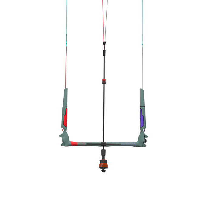 Duotone Click Bar Quad control bar in slate teal, red and purple with chicken loop