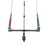Duotone Click Bar quad control bar in slate teal with red and purple accents