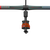 Duotone Click Bar Quad Control kite control bar in teal and red with orange-red chicken loop