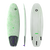 Tabla de kitesurf Duotone Whip SLS wave thruster strapless en blanco y verde neón