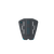 Duotone Volt Pro Back traction pad 4mm in dark charcoal and cyan