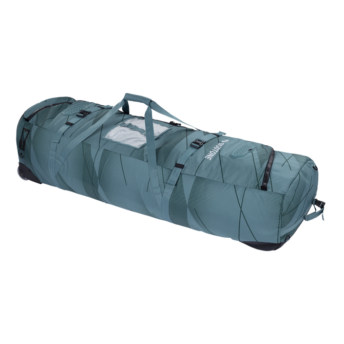 Duotone Team Bag Kiteboarding Gear Bag 145 cm in slate teal mit Rollen und Trageschlaufen