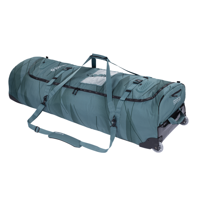 Duotone Team Bag Kiteboarding Reisetasche 145 cm in slate-teal mit Rollensystem