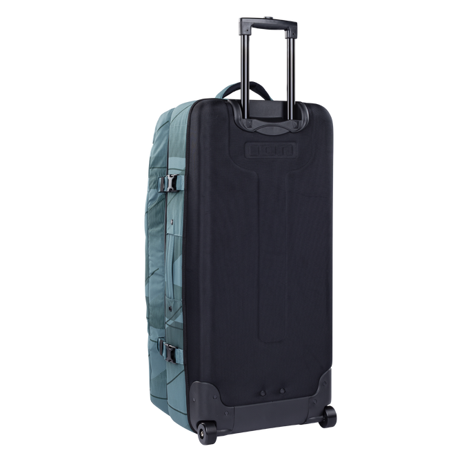 Duotone Travelbag mala de viagem com rodas tamanho L em teal ardósia e carvão, vista traseira