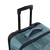 Duotone Travelbag mala de viagem com rodas detalhe pega telescópica em teal ardósia