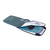 Sacca per tavola Duotone Boardbag Single Twintip in blu acciaio, aperta con tavola twin-tip