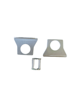 Duotone Clickbar center part bearing spare part onesize in silver grey with metal plates