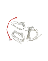 Duotone Rebel D/LAB front bridle set left/red kite spare part in grey and red