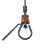 Duotone Evo SLS Porsche Turbo Freestyle Loop in dunkelgrau und orange mit Edelstahlwirbel