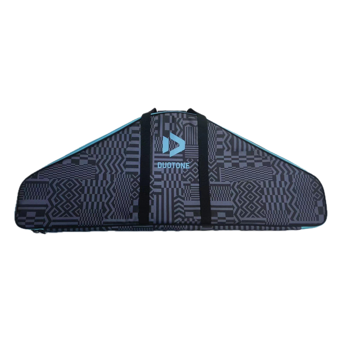 Duotone Foil Bag housse de transport pour aile 115x47x15 cm en gris foncé avec accents cyan