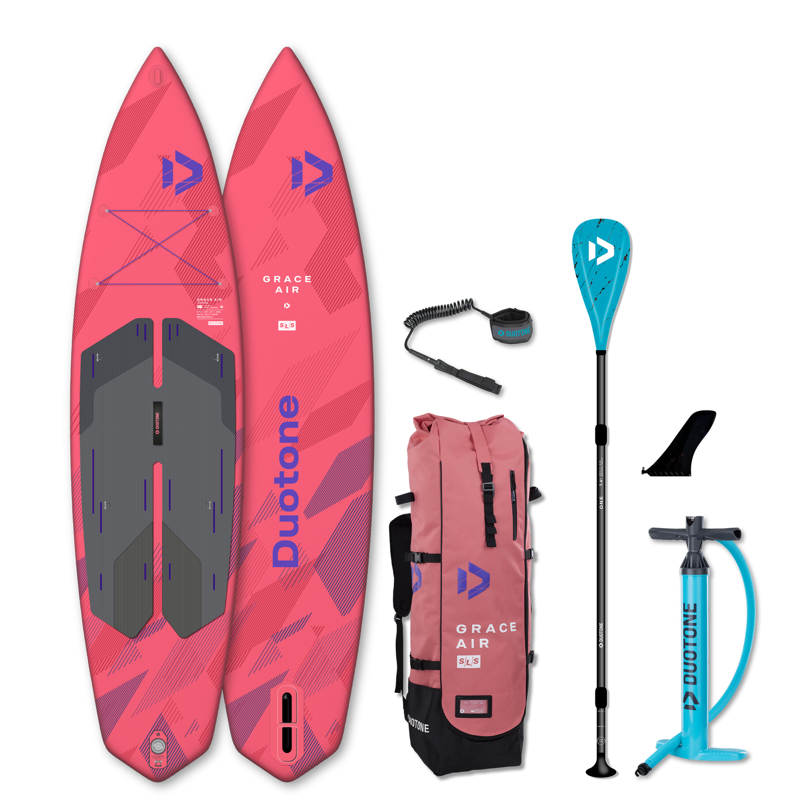 iSUP Package Grace Air SLS - C57:rose-red