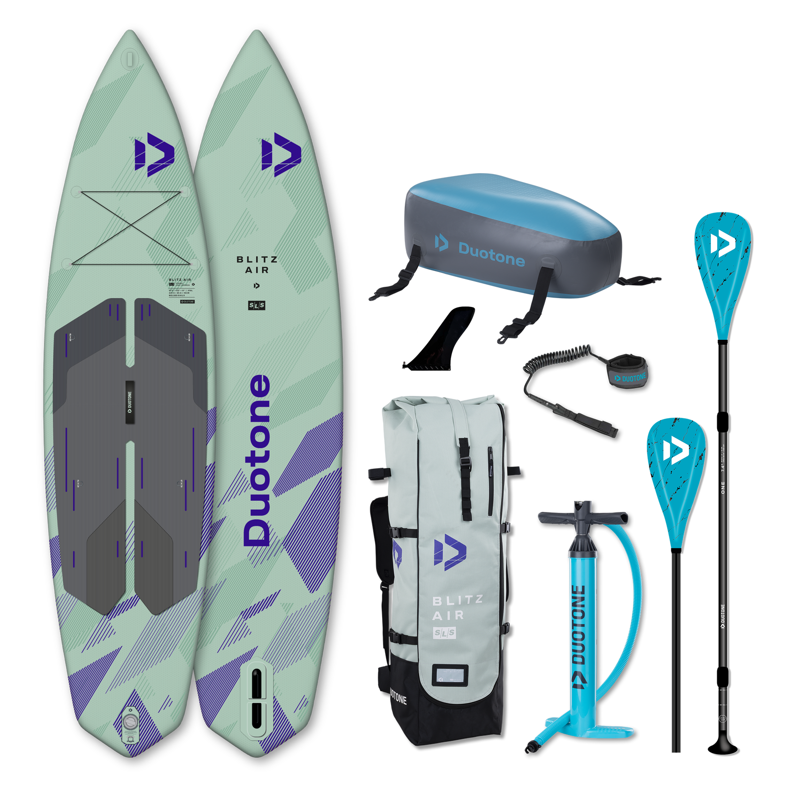 iSUP Package Premium Blitz Air SLS - C55:pale-green