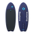 Duotone Crush SLS foil board in navy blue, deck and hull view