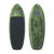 Planche de foil Duotone Trace SLS en vert olive avec pad anthracite — vue pont et coque