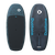Duotone Sky Style SLS Foilboard in dunklem Schiefer und cyan, Deck- und Rumpfansicht