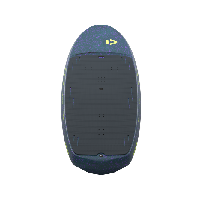 Planche de foil Duotone Skybrid SLS en bleu marine foncé, vue du deck de dessus