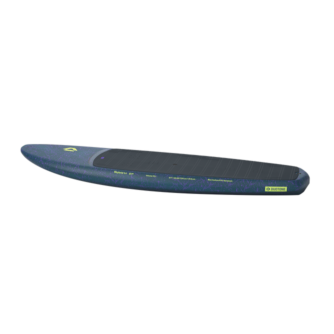 Duotone Skybrid SLS planche de foil 5'7" 70L en bleu marine avec Blue Carbon/PVC Sandwich