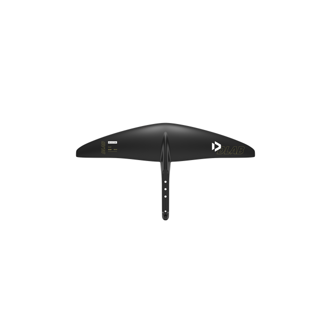 Duotone Pop D/LAB front wing 800 in carbon black, front view