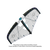 Duotone Unit Foilflügel in schwarz und hellgrau mit Cyan-Akzenten