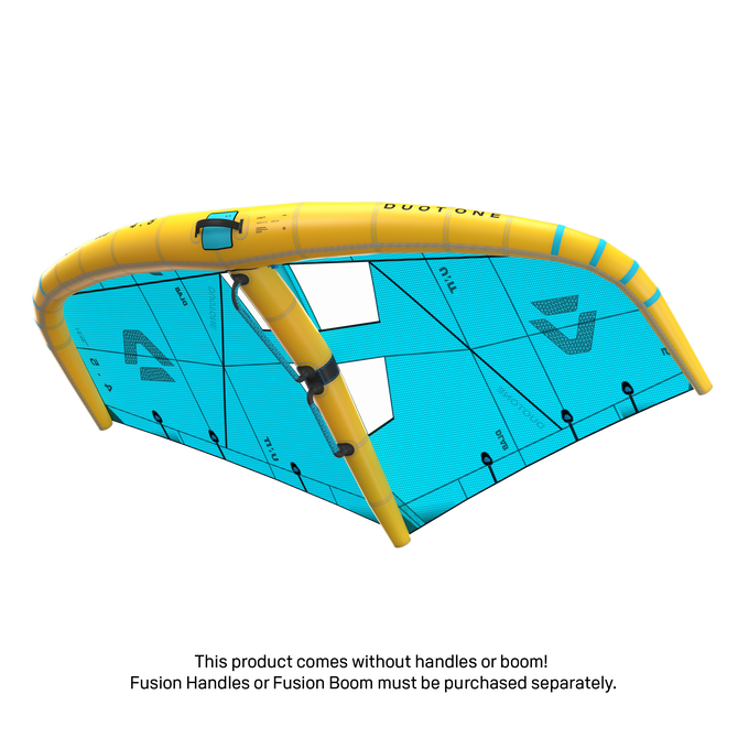 Duotone Unit D/LAB foil wing in ciano e giallo