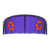 Duotone Dice SLS LEI kite bottom view in violet purple with orange graphics
