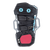 Duotone Entity 360 système pad et straps pour kiteboard en gris anthracite avec cyan et rouge