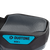Duotone Entity 360 kiteboard twin-tip détail pad de traction et sangle de fixation en anthracite et turquoise, taille L